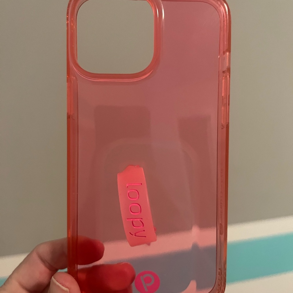 💗💕 Loopy Case Transparent Pink Phone Cover iPhone 13 Pro Max